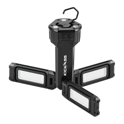 KickAss Rechargeable Tripod Camping Light - 4500 Lumens, 1.7m