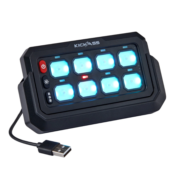 KickAss 12/24V 8 Gang Wireless Switch Panel