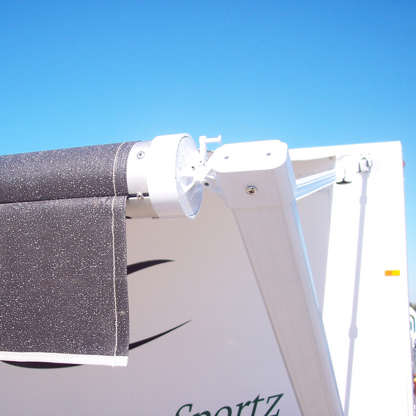 Aussie Traveller Sunburst Eclipse Roll Out awnings 16' - White