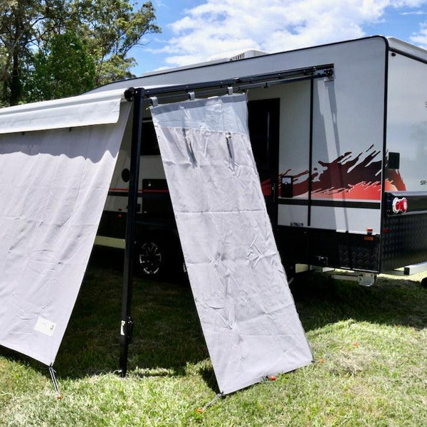 Aussie Traveller Xtend Premium Reversible End Shade Wall