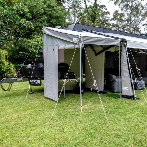 Aussie Traveller Xtend Premium Reversible End Shade Wall