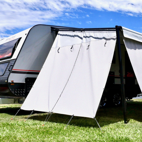 Aussie Traveller Xtend Premium Reversible End Shade Wall