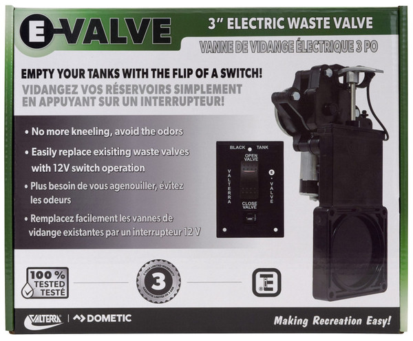 Valterra 3" 12V DC Electric Gate Valve