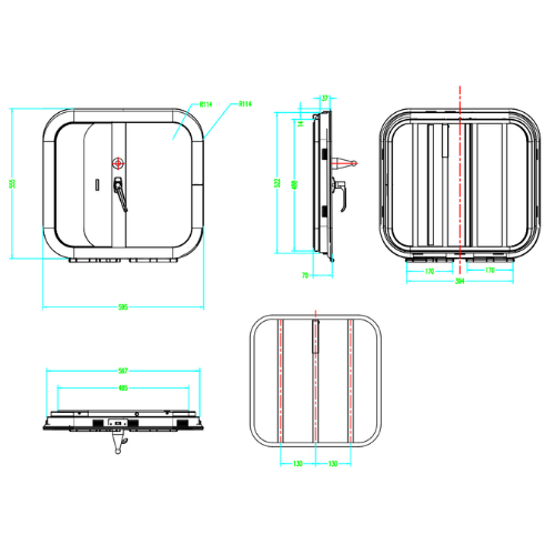 EverRoam Fold Down Window