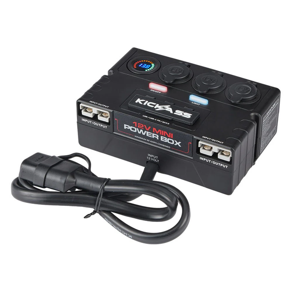 KickAss Smart 12V 105Ah Ultra Slimline Lithium Battery Essentials Kit