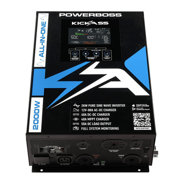 KickAss PowerBoss with remote display and Plug & Play kit