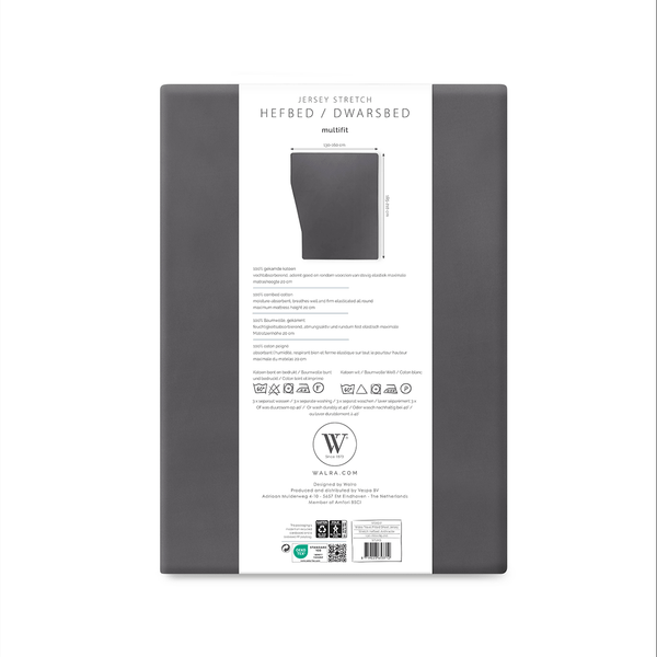 Walra Pull-down bed Fitted sheet - Anthracite