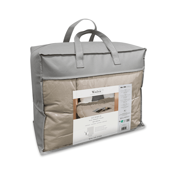 Walra Travel Bed in Bag 200x200 - Sand/Taupe