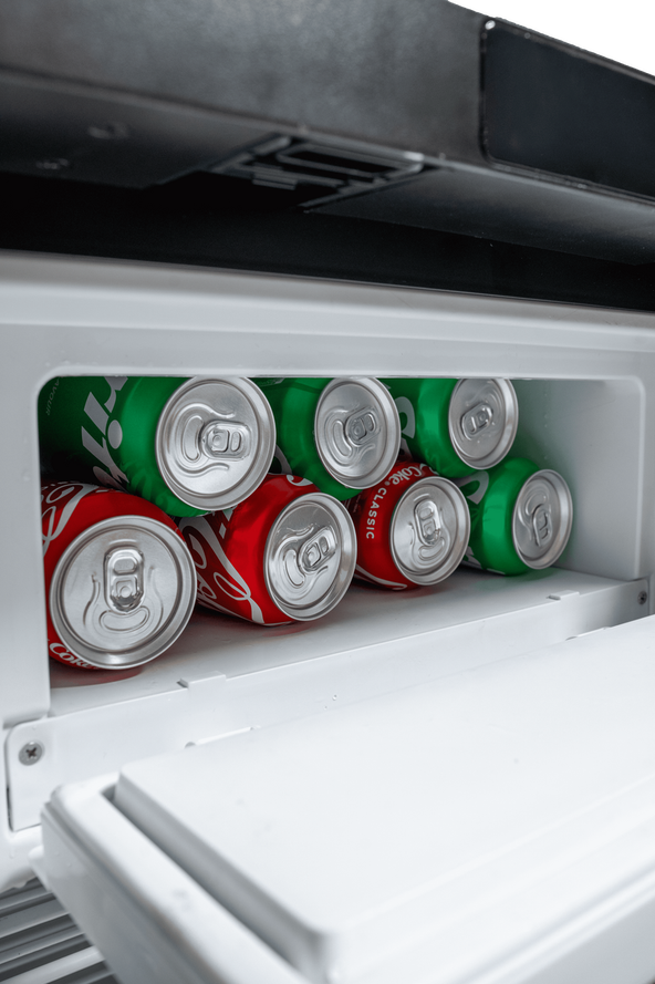 myCOOLMAN 77L Upright Dual Zone Fridge / Freezer