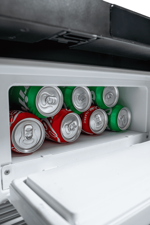 myCOOLMAN 112L Upright Dual Zone Fridge / Freezer