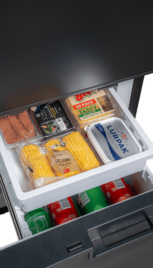 myCOOLMAN 205L Upright Dual Zone Fridge / Freezer
