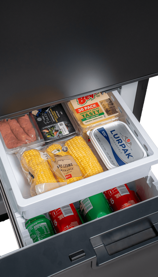 myCOOLMAN 250L Upright Dual Zone Fridge / Freezer