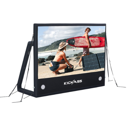 KickAss 120” Portable Outdoor Cinema Projection AirScreen