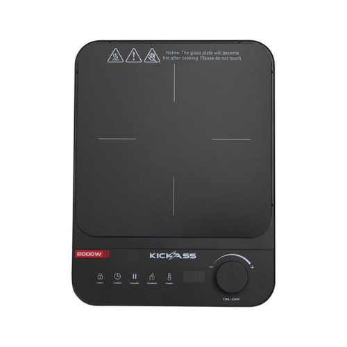 KickAss Portable 2000W Single Zone Induction Cooktop
