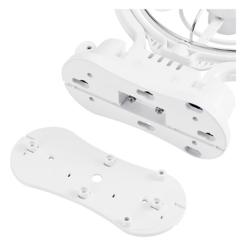 KickAss 12V / 24V 360°, 3 Speed Caravan Fan - White