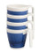 Flamefield Stacking Mugs - Azure - 4 Piece Set