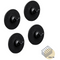 Silwy Magnetic Pins Flex inc. Pads BLACK