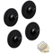 Silwy Magnetic Pins Flex inc. Pads BLACK