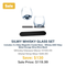 Silwy Magnetic Crystal Whisky Glass set