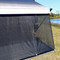 Aussie Traveller Sunblocker Privacy Screen  End Wall - Black