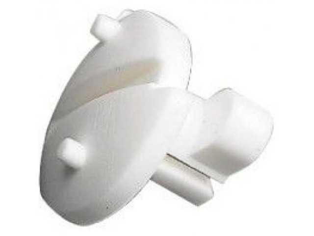 Dometic Fridge Side Vent Button Lock - White