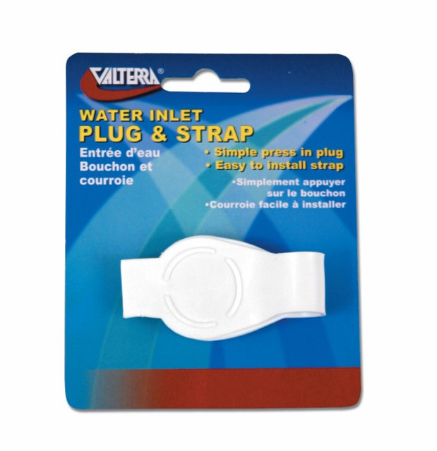 Valterra 3/4" Plug With Strap White for RVE 255