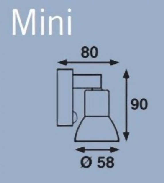 Mini Interior LED 12V Matt Silver 10SMD