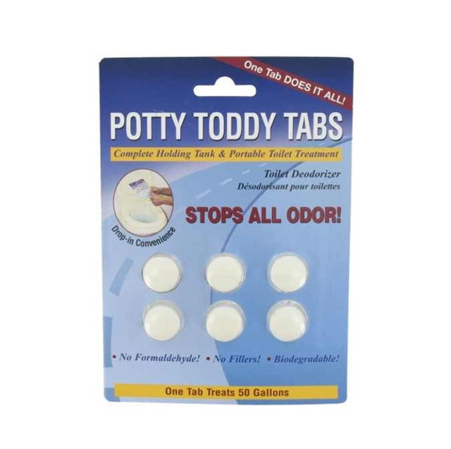 Potty Toddy Tank Tablets (card of 6)