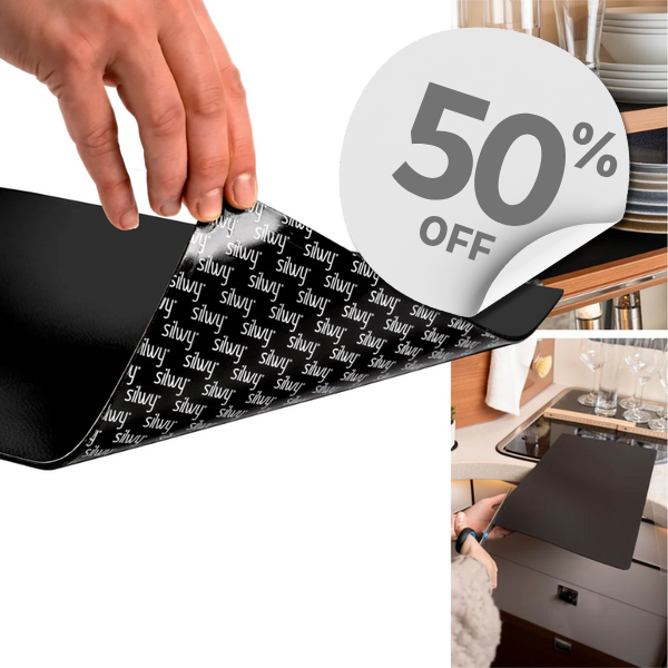 Silwy Metal-Nano Gel Mat - BLACK for Magnetic Glasses