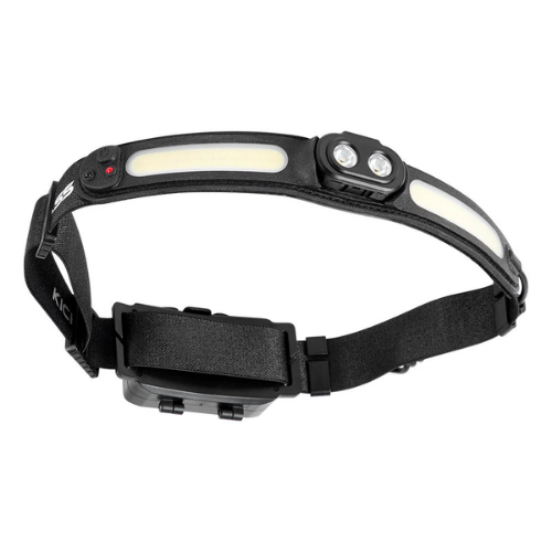 KickAss Premium Rechargeable 3-In-1 Head Torch with Motion Sensor