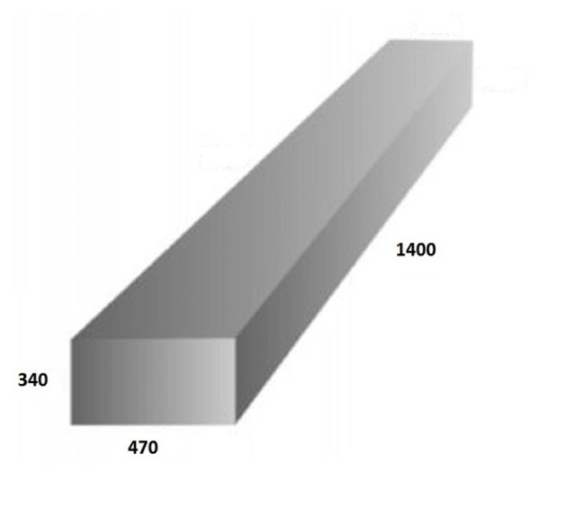 Water Tank - 203 Litre - 1400 x 470 x 340