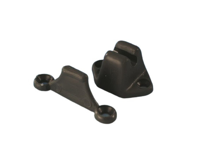 Locker Door Retainer & Spacer - Black