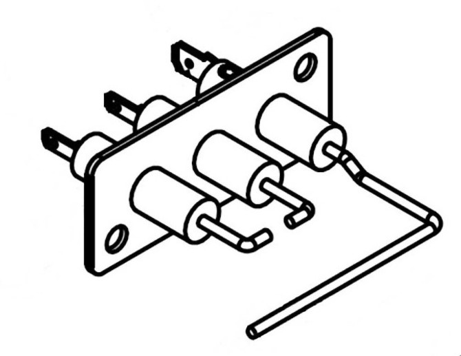 Suburban Nautilus Water Heater Electrode Flame Probe