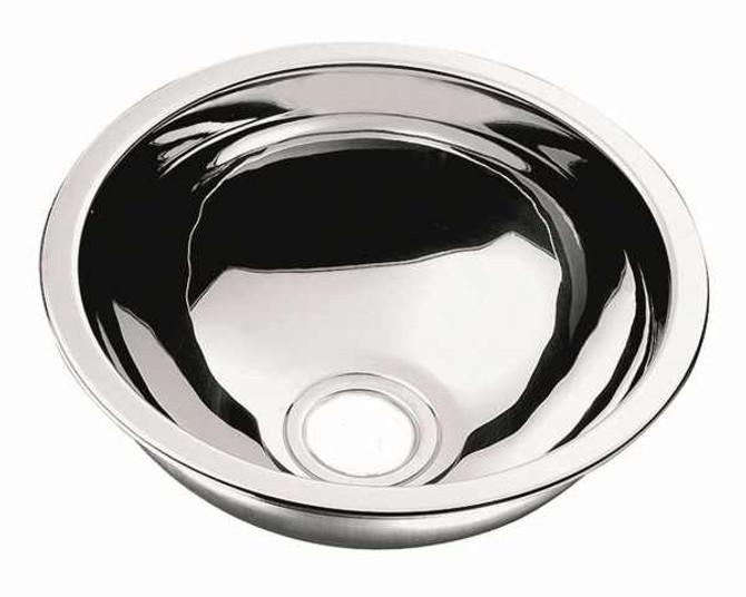 CAN Circular Stainless Steel Sink - 330 x 150mm