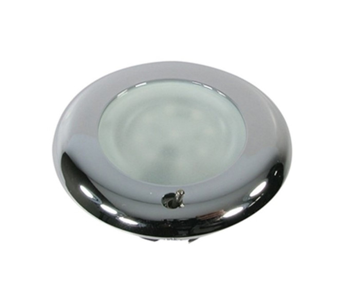 Nova Interior LED 8-30V Chrome With Switch 12SMD