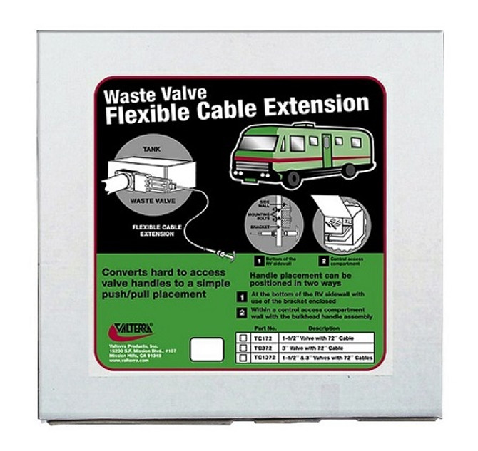 Valterra Flexible Cable Extension For 1½" Valve