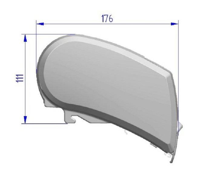 Thule 9200 Anodised Awning 5.0m x 3.0m Reach Mystic Grey