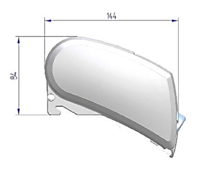 Thule 6300 White Roof Mount Awning Mystic Grey - 3.00m