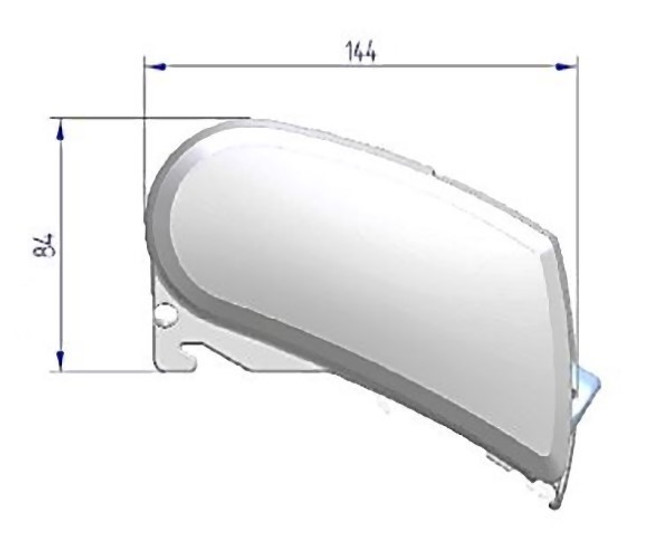 Thule 6300 White Roof Mount Awning Mystic Grey  - 4.00m