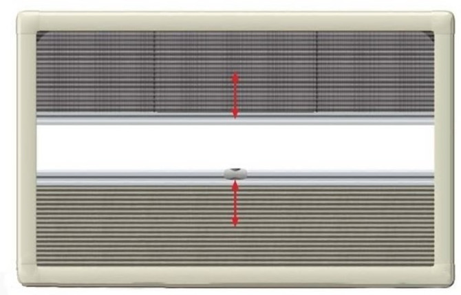 Window Blind & Fly Screen 960 x 440mm