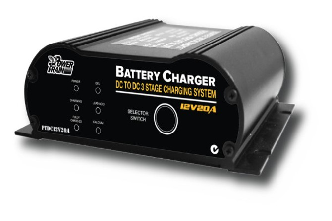 Power Train DC - DC 30 Amp 12V Battery Charger
