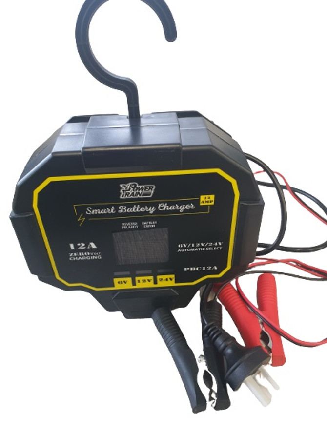 Power Train 6/12/24V 12Amp/7 Stage Battery Charger