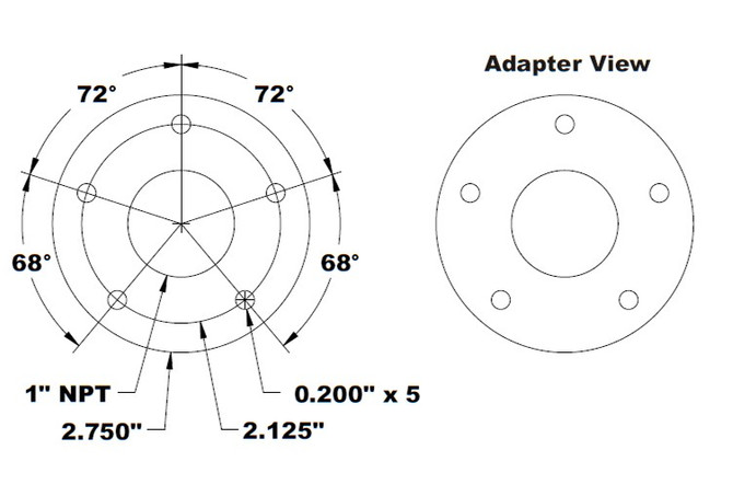 SCAD Adaptor Plate