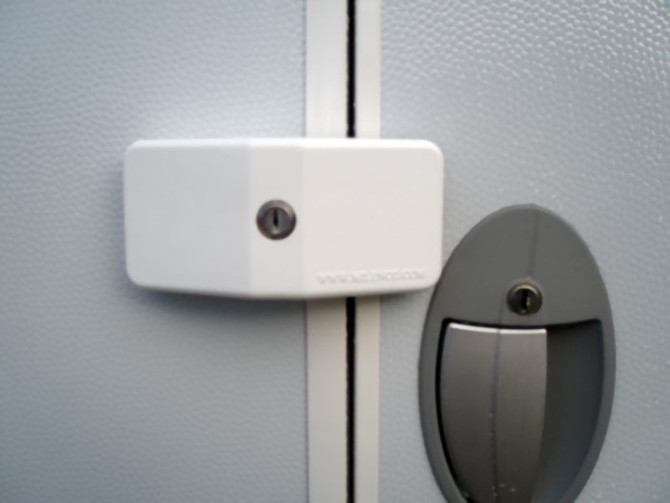 Milenco Sliding Security Door Lock - Wall Mounted