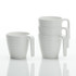 Stacking Mugs - Soft White - 4 Piece Set