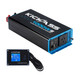 KickAss 12V to 240V Pure Sine Wave 1000W Inverter and Remote Display Panel Bundle