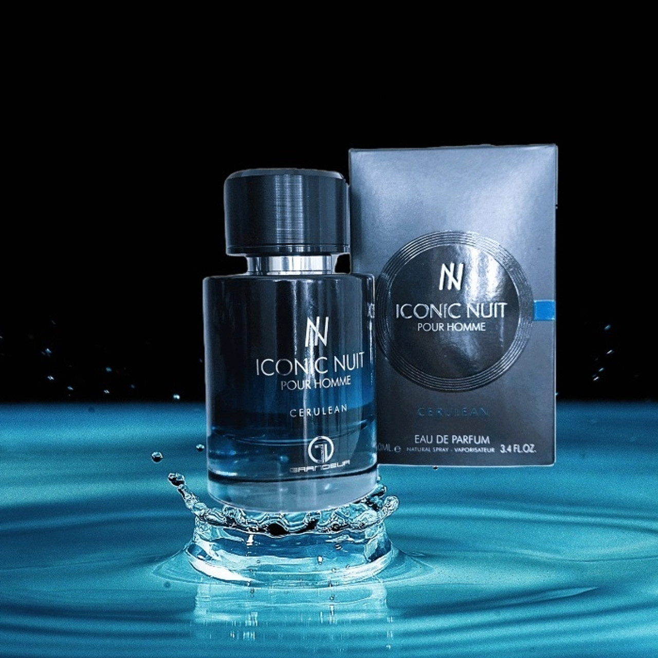 香水(男性用) ICONIC NUIT POUR HOMME 100ml Iconic Nuit Pour Homme by Grandeur -100Ml EDP