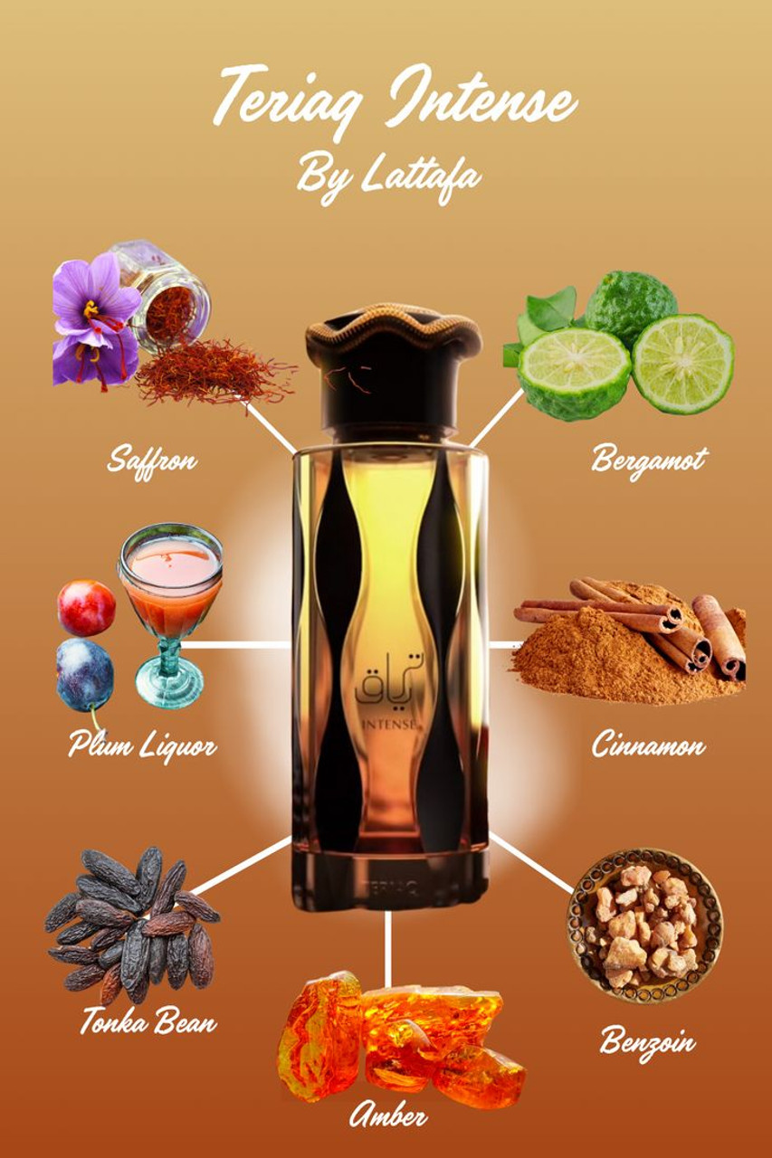 Teriaq Intense Lattafa Perfumes for (Unisex)-100ML EDP