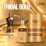 Grandeur Tribal Gold 100ml  EDP Spray Men Sealed ELIXIR Honey Mint Tobacco
