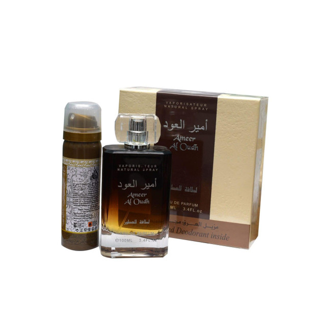 Lattafa Ameer Al Oudh EDP Spray Set 100ml for Unisex